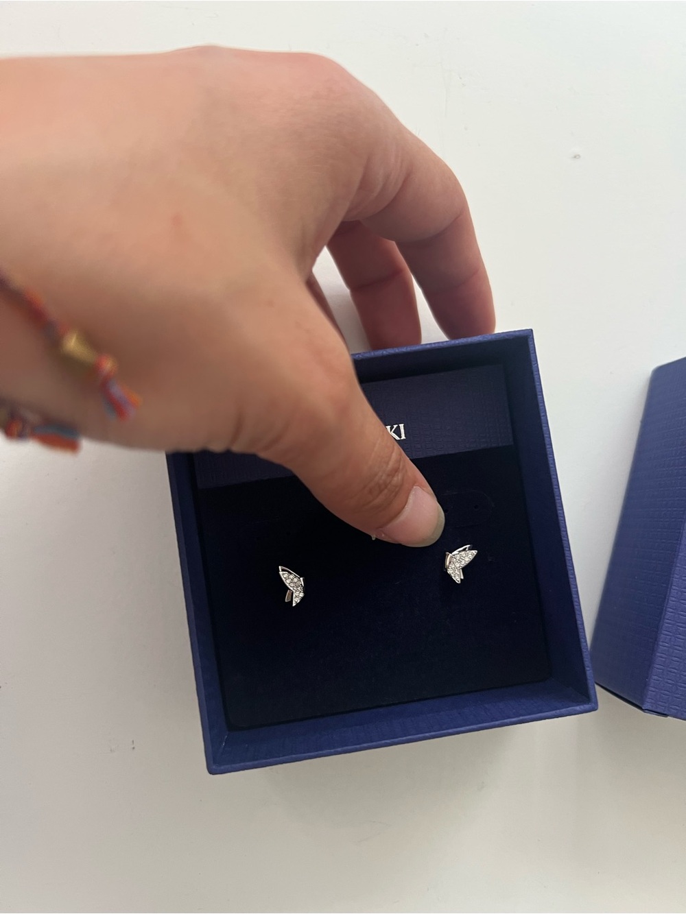 Swarovski Idyllia Lilia Stud Earrings - Picture 2 of 4